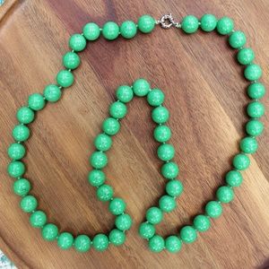 Green Sphere Necklace
